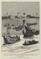 With Lord Dufferin in Burma, the Viceroy